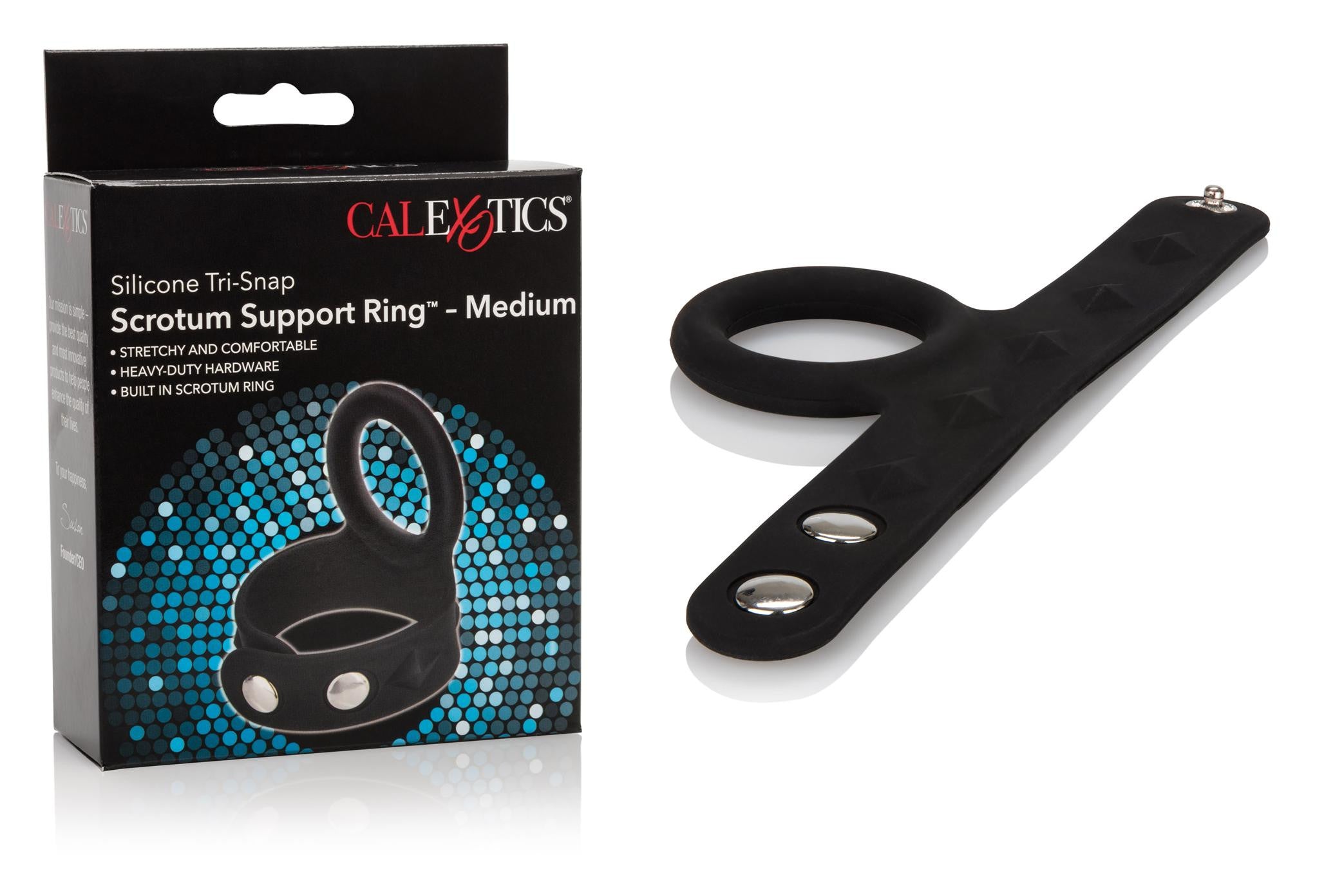 3-Snap Scrotum Ring - Medium anello fallico