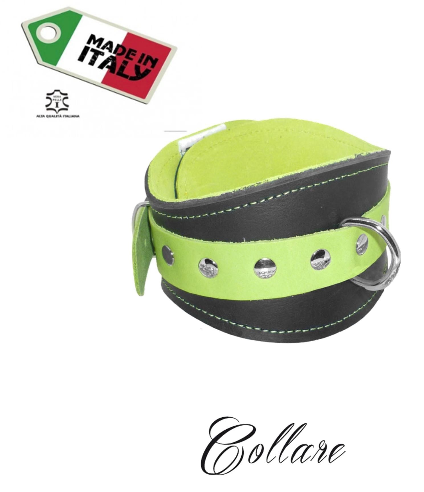 collare guinzaglio per giochi erotici  costrittivo fetish bondage in vera pelle